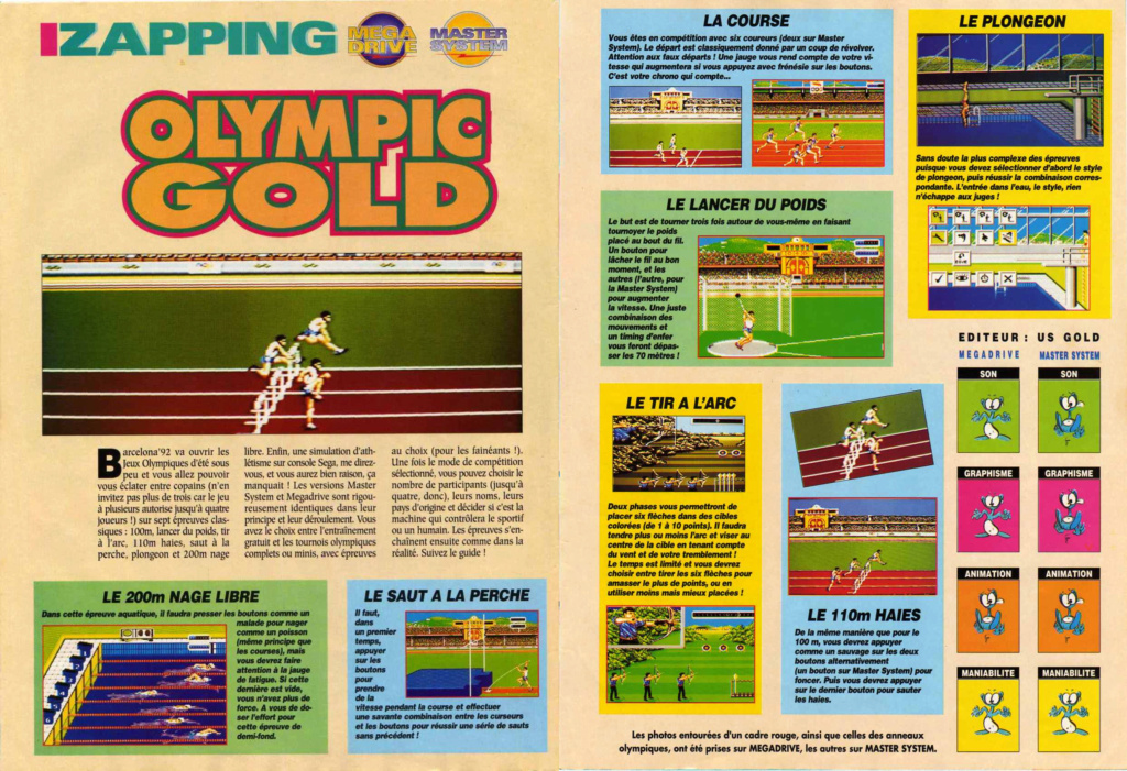 OLYMPIC GOLD [Mega Drive] Mf10