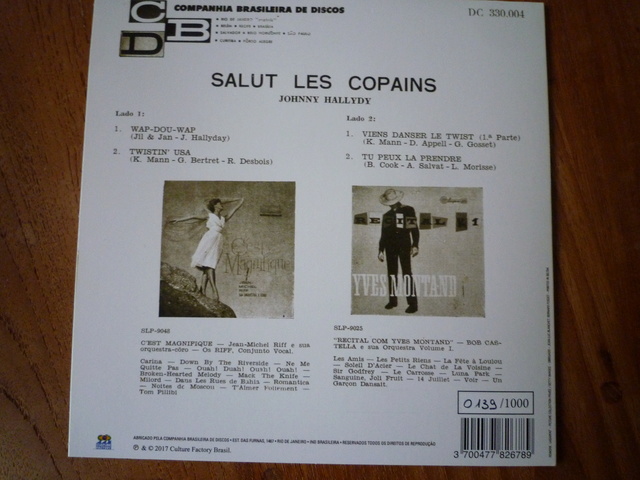 45 Tours SALUT LES COPAINS -BRESIL- Disque54