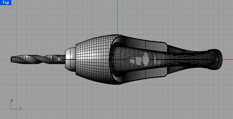 Rhino建模 + AutoCAD材質 0123