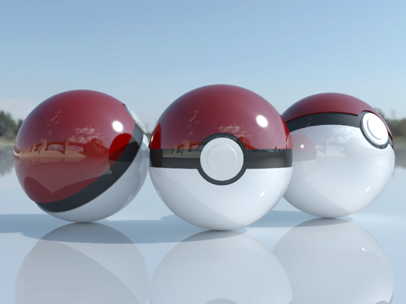 [分享]Pokémon Go 3D精靈球下載-DWG檔 Pokemo14