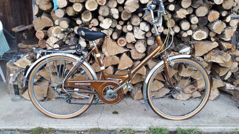 Vélo pliant Motobecane progress série PS 3 vitesses année 1974