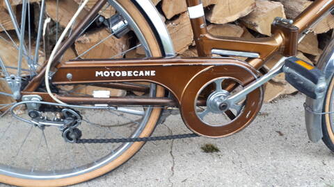 Vélo pliant Motobecane progress série PS 3 vitesses année 1974