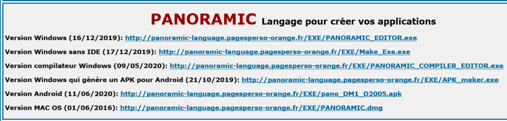 Panoramic et les APK - Page 7 Telech10