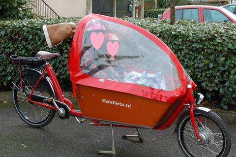 Bakfiets biporteur hollandais