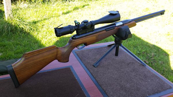 Premiers cartons avec ma nouvelle Air Arms TH200 MKIII 20170411