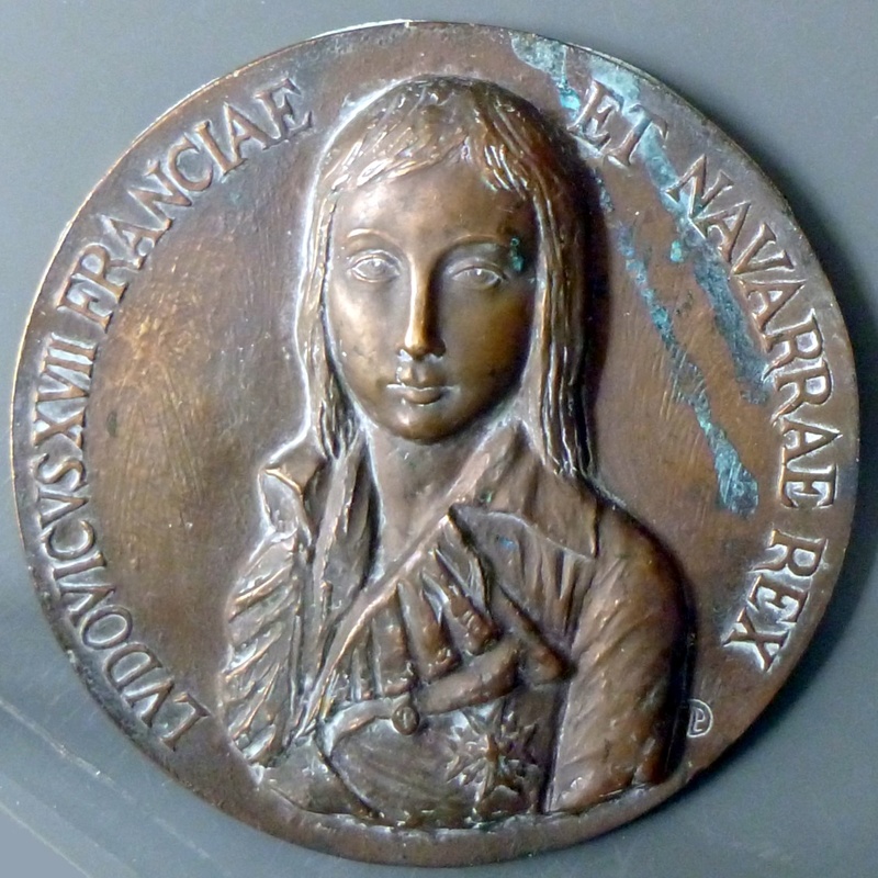 plaque bronze LOUIS XVII 0663710