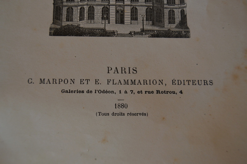 Carte du ciel et livre astronomique de 1880 Dsc_0121