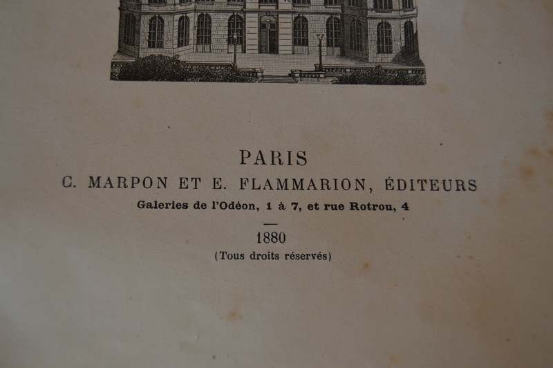 Carte du ciel et livre astronomique de 1880  Dsc_0121