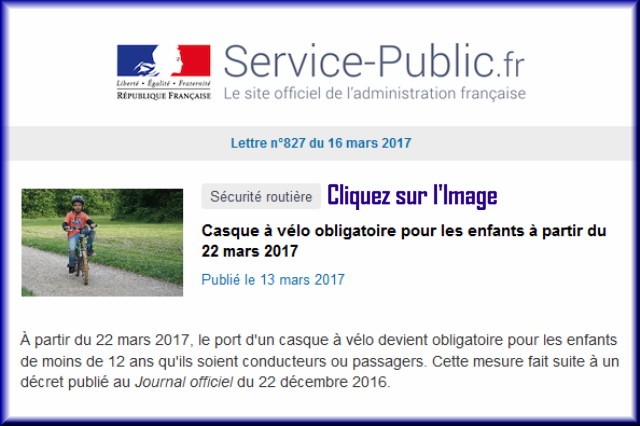 La lettre N° 827 de "Service Public" pour le 16 Mars 2017 82710