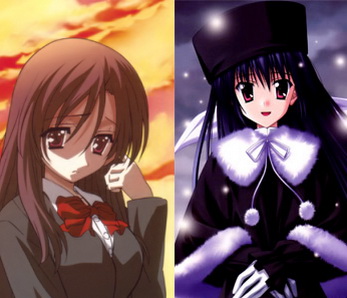 Animelerde grn bakmndan birbirlerine benzer karakterler Untitl22