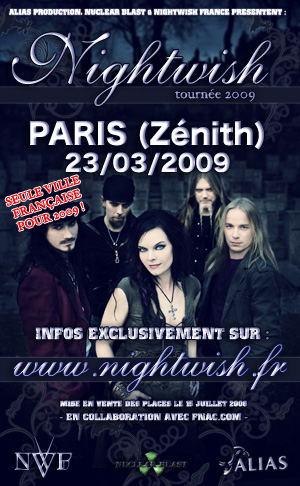 Nightwish Zénith de Paris le 23 Mars 2009 Zenith10