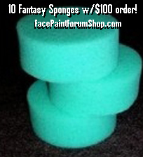 10 Free Fastasy WW Sponges for orders over $100! Fantas10