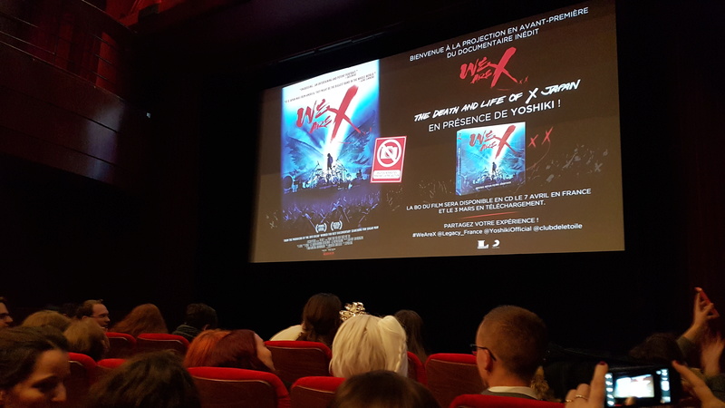 Projection privé à Paris de "We Are X" en présence de Yoshiki  - Page 2 20170310