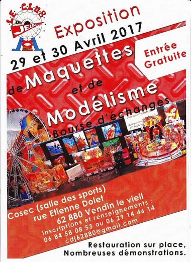 (04) - Avril 2017 : 28 au 30 : Exposition de Maquettes et de Modélisme à VENDIN LE VIEIL 62880. Img_2_10