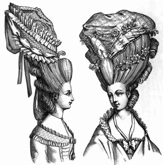 Les coiffures au XVIIIe siècle 21610
