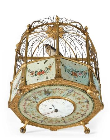Les pendules cages et oiseaux automates du XVIIIe siècle Aaaaaa16