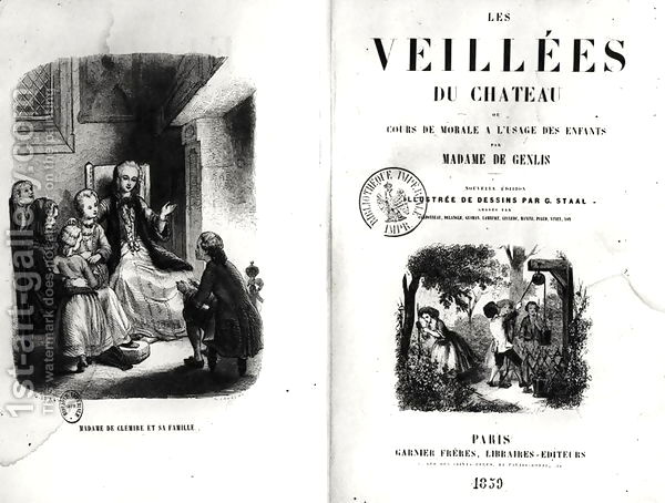 Félicité du Crest de Saint-Aubin, comtesse de Genlis, puis marquise de Sillery - Page 2 Fronti10