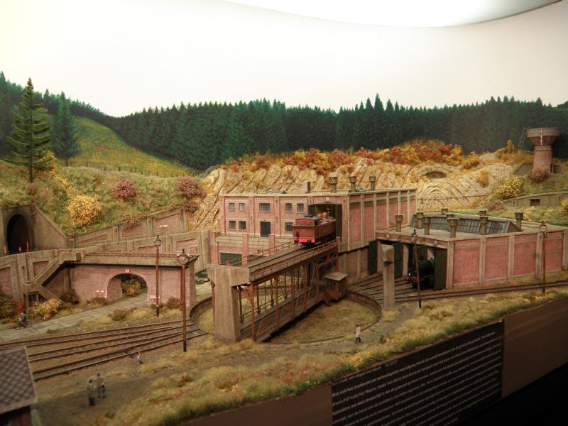 Eisenbahnanlage auf einer Ausstellung in Lahnstein 00311