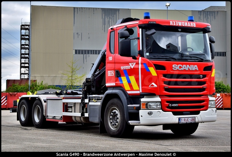 Brandweerzone Antwerpen : Nouveaux portes-containers A100_a10