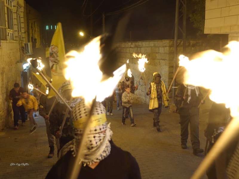 فعالية تضامنية مع الاسرى المضربين عن الطعام اقامتها حركة التحرير الوطني الفلسطيني ( فتح ) في بيت عنان _dsc5232