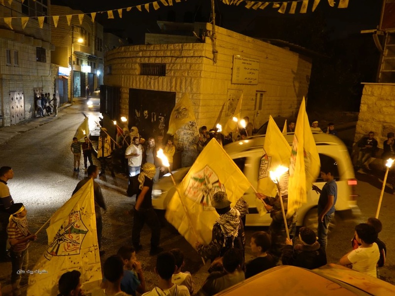 فعالية تضامنية مع الاسرى المضربين عن الطعام اقامتها حركة التحرير الوطني الفلسطيني ( فتح ) في بيت عنان _dsc5237