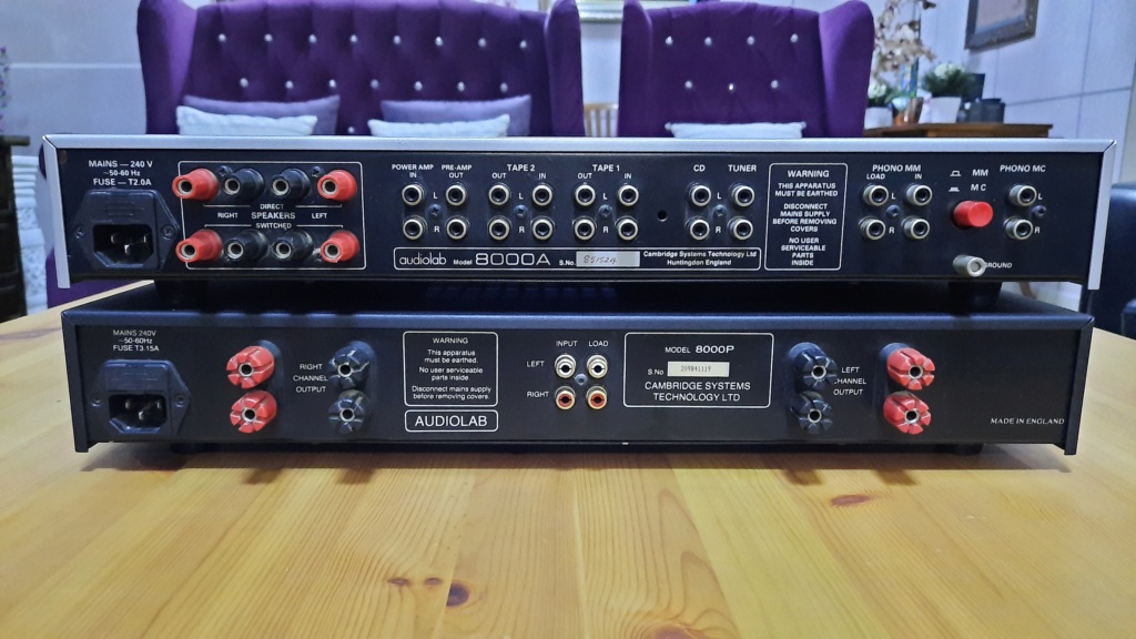 Audiolab 8000A & 8000P Pre & Power Amplifier (SOLD) 20230314