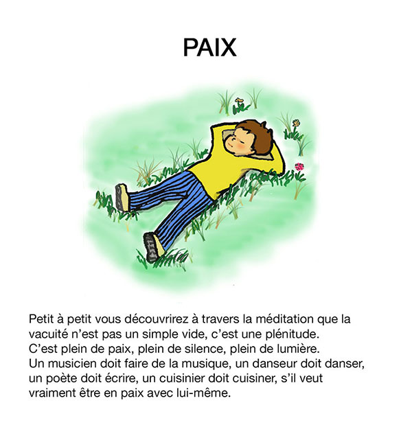 Le Tarot de la méditation de février Paix10