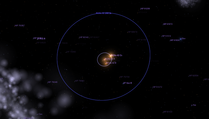 ROXs 42B - Young binary M dwarf with substellar companion(s?) Roxs_411