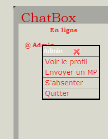 C. Comment utiliser la chatbox  1610