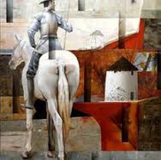 DON QUICHOTTE dans la peinture A5-cer10