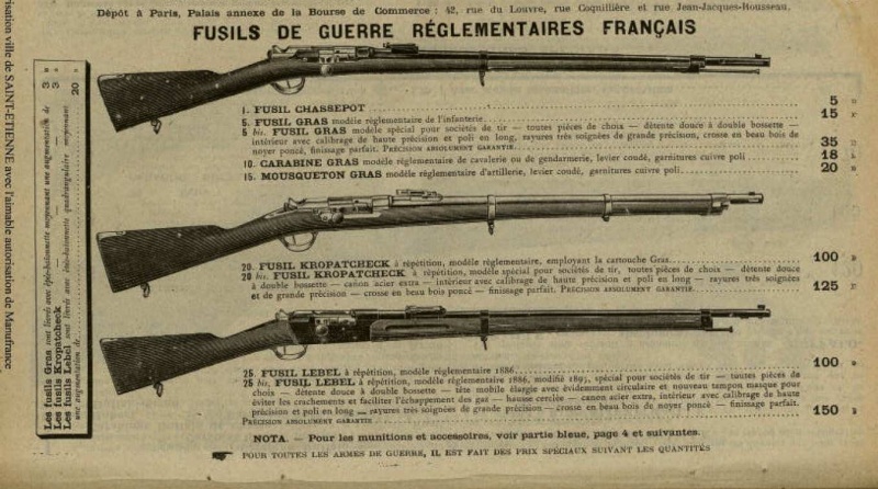 Le fusil Gras mle 1874. Image110