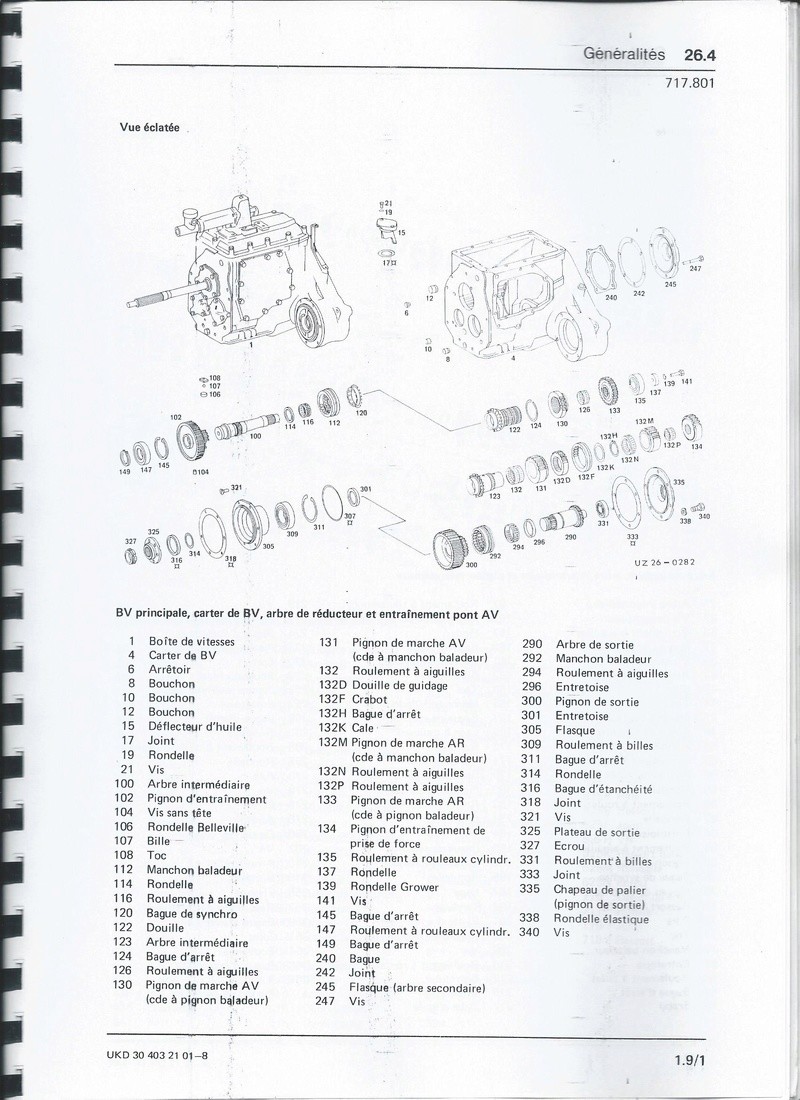 Casse moteur OM 352 Bv_40612