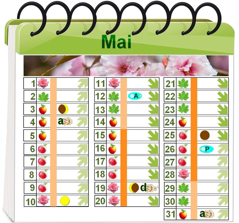 calendrier lunaire de mai Calend12