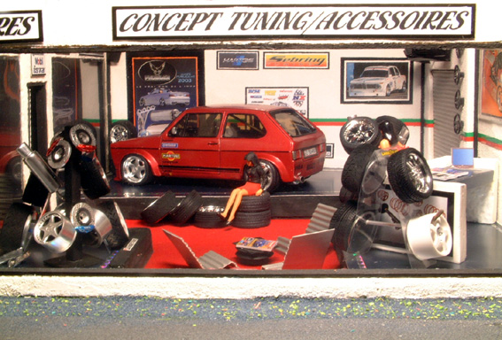 SHOWROOM DIORAMA 1/24 2314