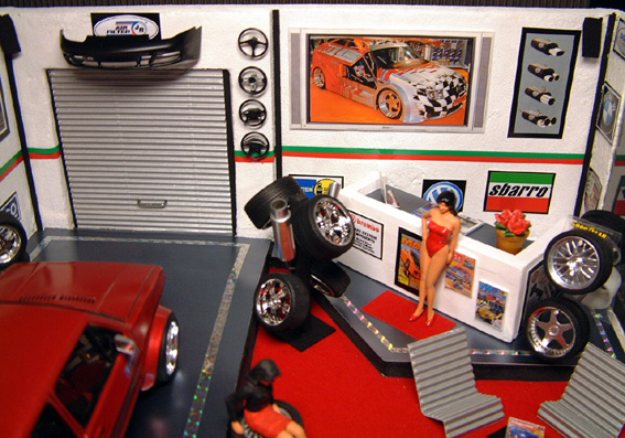 SHOWROOM DIORAMA 1/24 3614