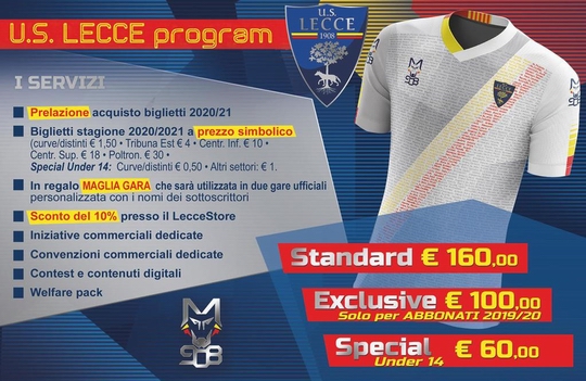 U.S. LECCE PROGRAM 2020/2021 Ddd12