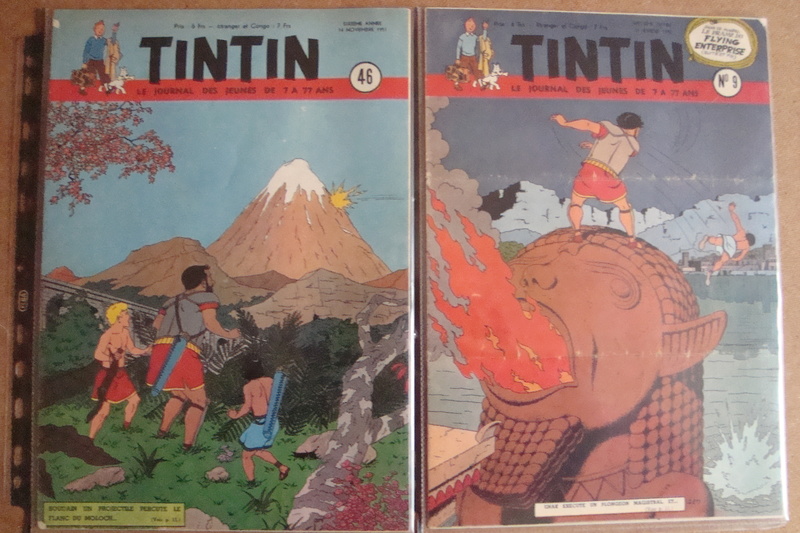 Les couvertures d' Alix dans Tintin Dsc01240