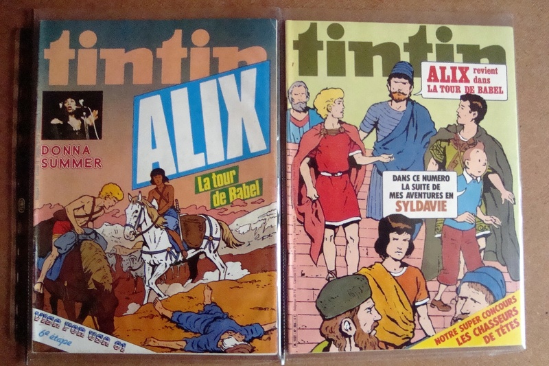 Les couvertures d' Alix dans Tintin Dsc01246