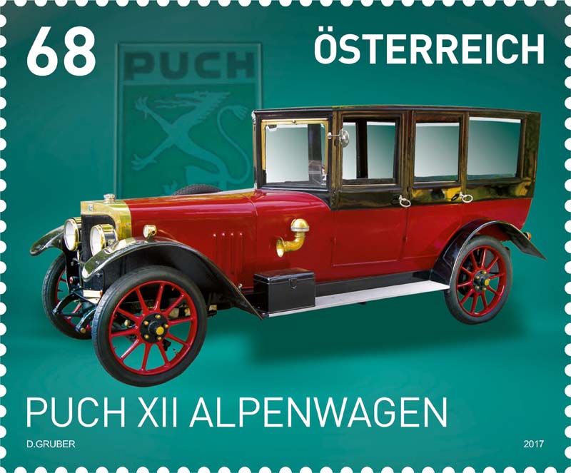 Sondermarke „Puch XII Alpenwagen“ Serie „Autos“ 0520_p10