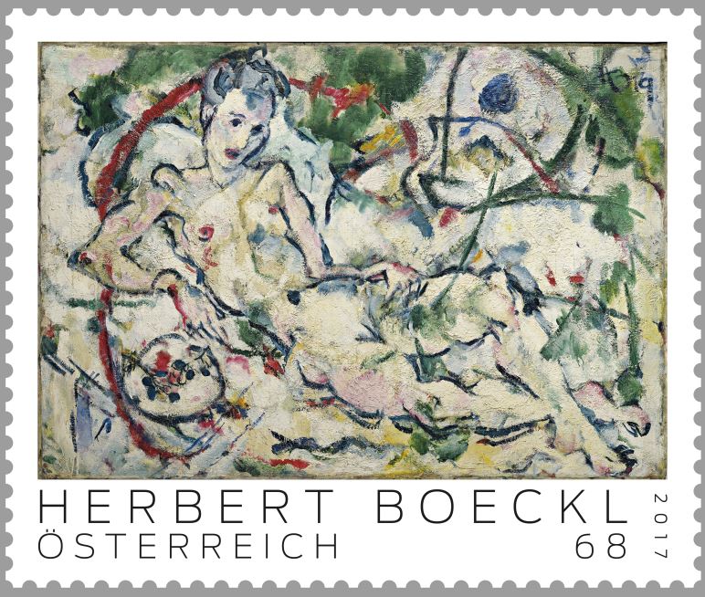 österreich - Sondermarke „Herbert Boeckl“ Serie „Moderne Kunst in Österreich“ Marke_11