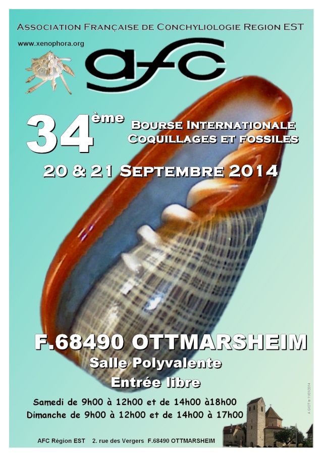2014 Bourse internationale Ottmarsheim - 20 & 21 Septembre - AFC Région EST Affich18