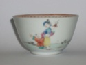 18thC Qianlong polychrome tea bowl, Chinese  Teabow21