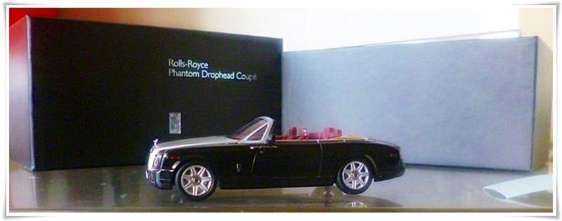 1.43 KYOSHO ROLLS ROYCE PHANTOM DROPHEAD COUPE - 05532BKU P1010320