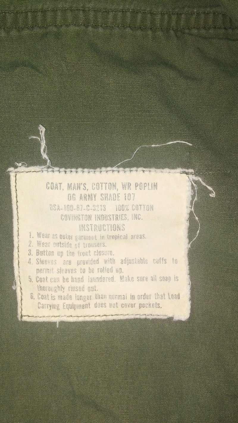 A few Vietnam War era Army Shirts and Jackets 20170102