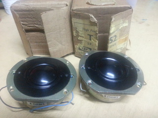 1 pair  kef   T52 Tweeter  (New) 20170321