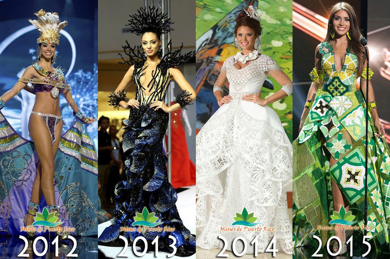 NATIONAL COSTUME IN MISS UNIVERSE (PUERTO RICO) 1952-2016 UPDATE* 10_cop10