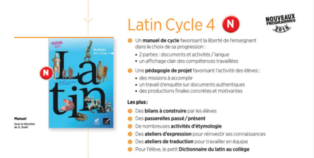 Nouveaux manuels de cycle 4 en latin Captur10