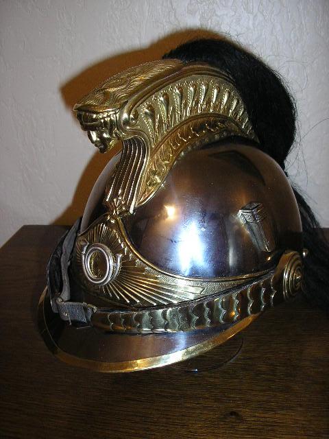 Le casque de chasseur à cheval modèle 1910 (Troupe et officiers)  Badois12
