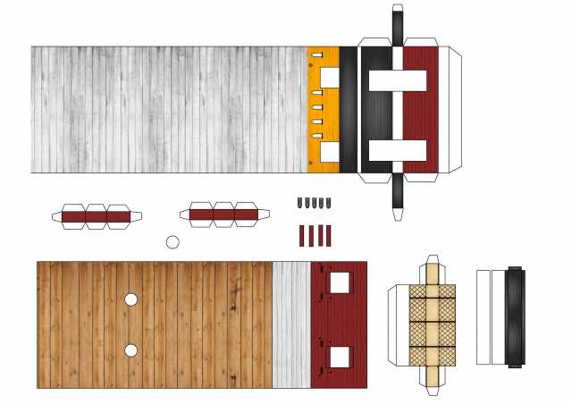 Schnittmodell / Fregatte HMS Surprise Verkle11