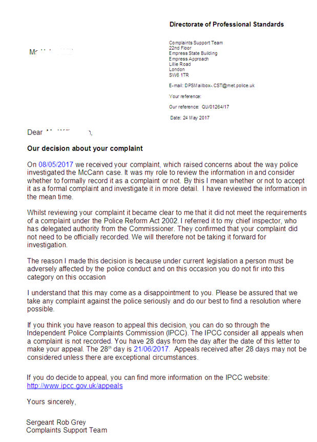 A letter written by a CMOMM member to his MP and other organisations - Page 2 Ps110